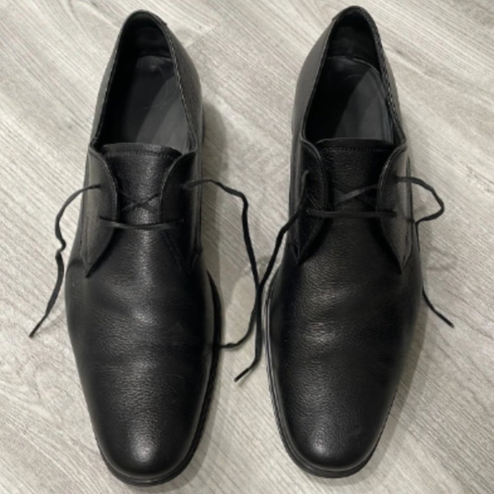 Salvatore Ferragamo Black Oxford Men 8.5